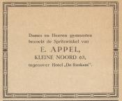 Spritswinkel E. Appel