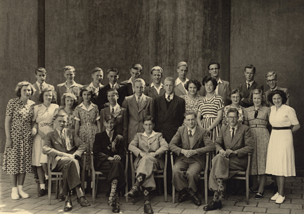 Eindexamenleerlingen 1950