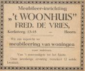 Meubileerinrichting 't Woonhuis - Fred. de Vries