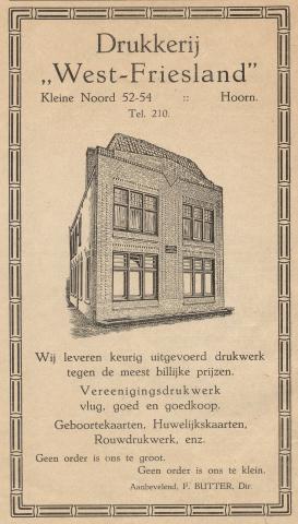 advertentie - Drukkerij West Friesland