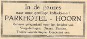 advertentie - Parkhotel - Hoorn