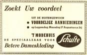advertentie - Modehuis Schulte - Betere dameskleding