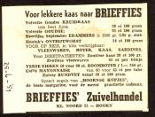 advertentie - Brieffies Zuivelhandel