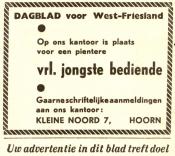 advertentie - Dagblad voor West-Friesland