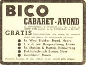Bico Cabaret-avond in de Parkzaal te Hoorn
