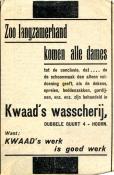 advertentie - Kwaad's wasserij   (alle dames komen tot de conclusie)