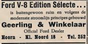 advertentie - Geerling en Winklaar  Official Ford Dealer
