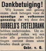 advertentie - Dubbeld's Fisteldrank