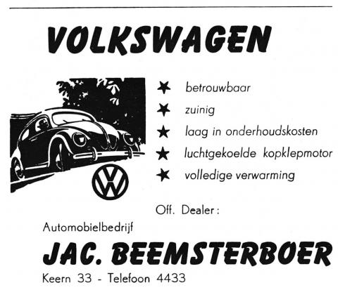 advertentie - JAC. BEEMSTERBOER