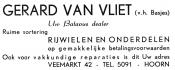 advertentie - Gerard van Vliet (v.h. Basjes)