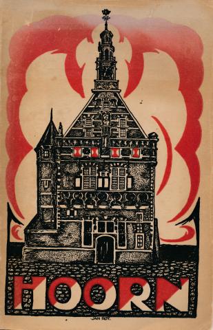 advertentie - Voorzijde VVV gids - Gids voor Hoorn (ca 1924)