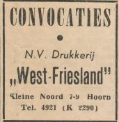 advertentie - N.V. Drukkerij West-Friesland