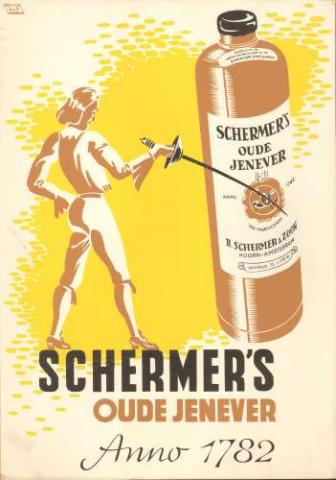 reclame - Schermer's oude jenever