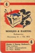 kwartetspel - Moeijes & Hartog. Radioservice