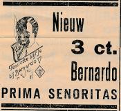 advertentie - Rookartikelenfabriek Bernardo