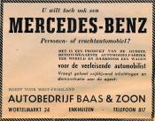 advertentie - Autobedrijf Baas & Zoon