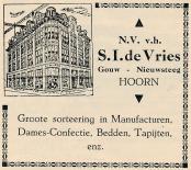 advertentie - N.V. v.h. S. I. de Vries
