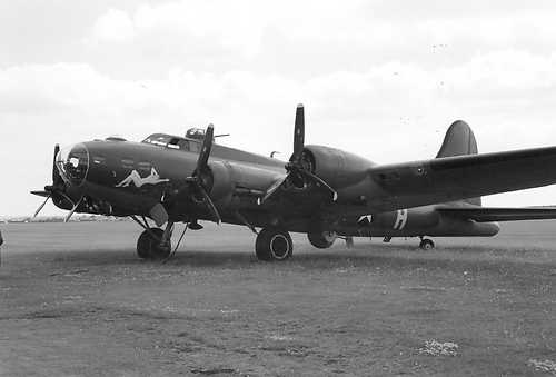 B-17 op de grond
